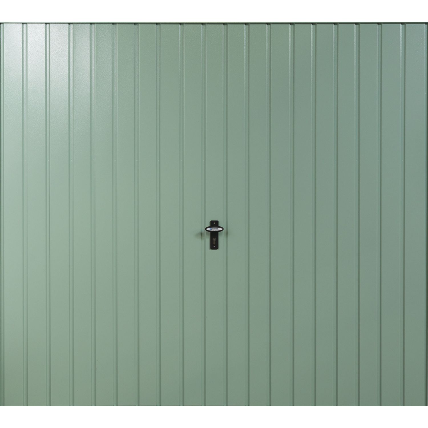 Gliderol Vertical 8' x 7' Non-Insulated Frameless Steel Up & Over Garage Door Chartwell Green (479VP)