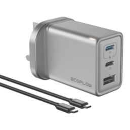 Ecoflow 3-Outlet Type A & C Plug-In Multi-Port Charger 3A