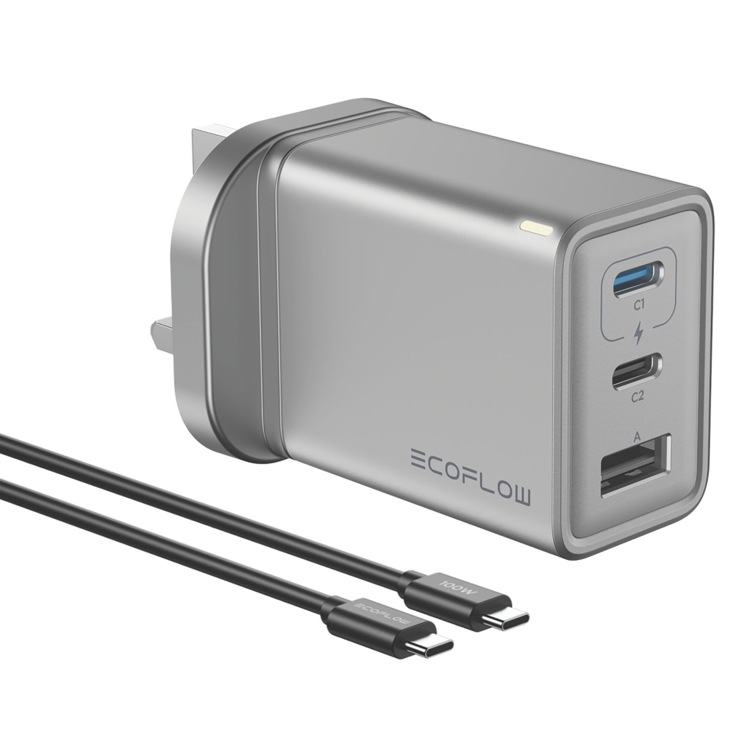 Ecoflow 3-Outlet Type A & C Plug-In Multi-Port Charger 3A (479YM)