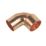 Flomasta  Copper End Feed Equal 90° Street Elbows 22mm 10 Pack