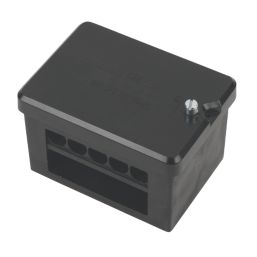 Greenbrook 100A 2 x 5-Way 25mm² Connector Block Black