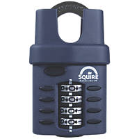 Squire  Die-Cast Zinc Water-Resistant Closed Shackle Combination  Padlock 40mm