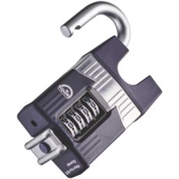 Heavy Duty Outdoor Padlock With 3 Keys - Weatherproof Security Lock For Storage Units & Gates