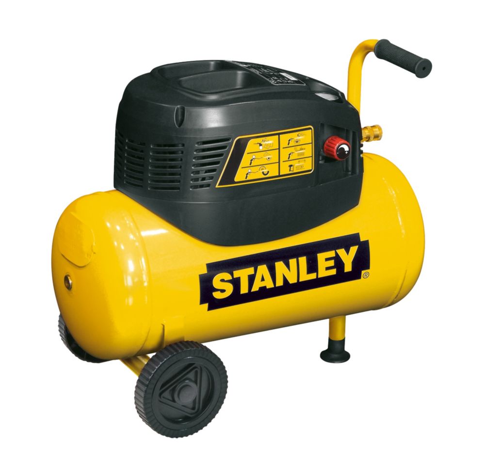 Stanley B6CC304SCR523 24Ltr Electric Compressor with 5 Piece Accessory Kit  230V - Screwfix