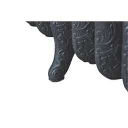 Arroll 470mm x 1234mm 4606BTU Black Cast Iron 3 Column Radiator