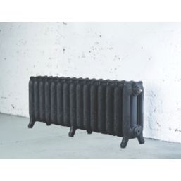 Arroll 470mm x 1234mm 4606BTU Black Cast Iron 3 Column Radiator