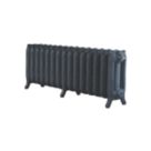 Arroll 470mm x 1234mm 4606BTU Black Cast Iron 3 Column Radiator