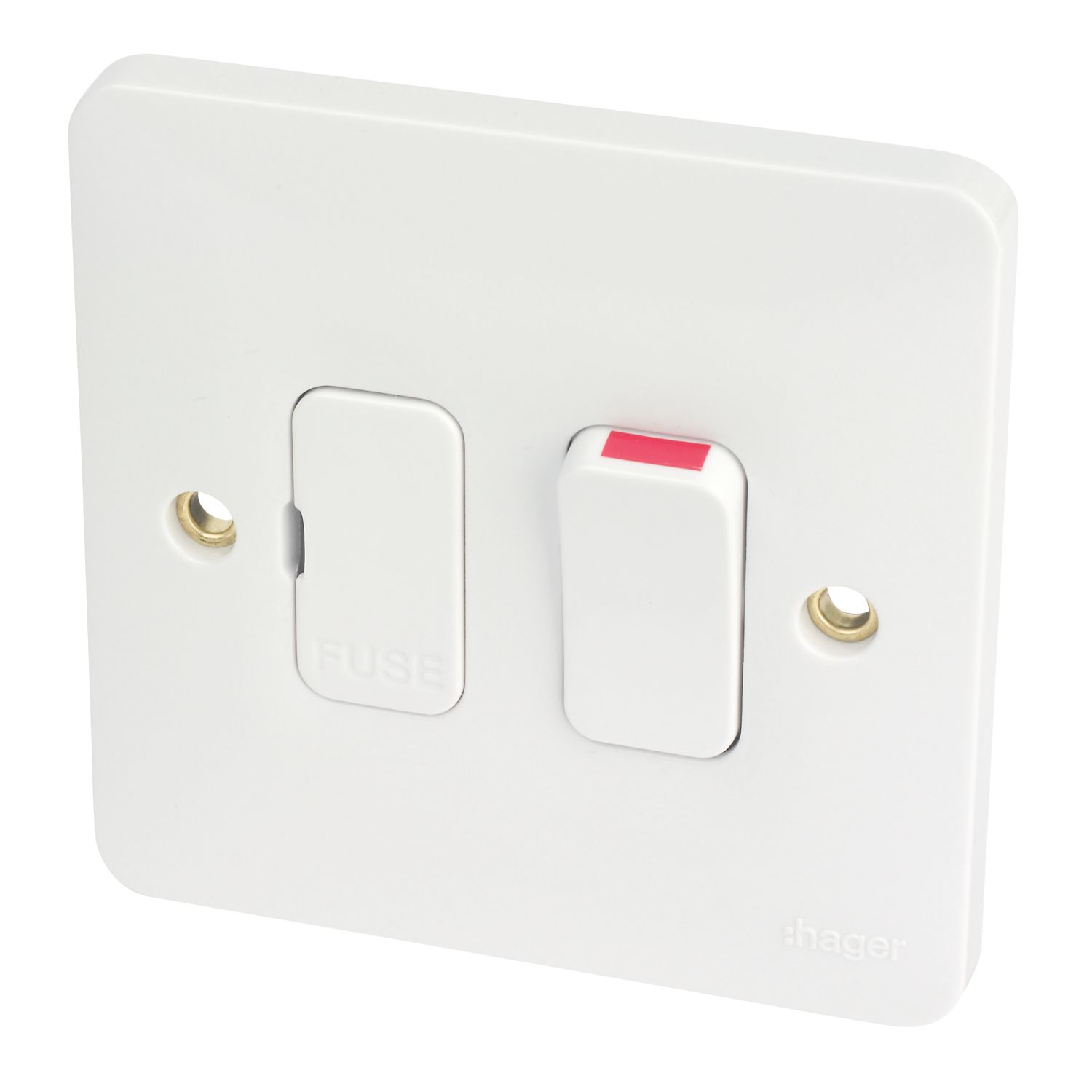 Hager Sollysta WMSSU83 13A Switched Fused Spur White (480AM)