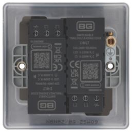 British General Nexus Metal 2-Gang 2-Way LED Dimmer Switch  Black Nickel