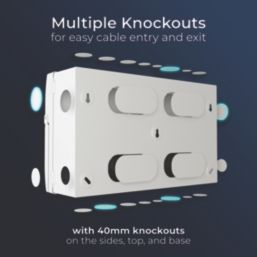 British General Circuit Protection 13-Module 13-Way Part-Populated High Integrity Main Switch Consumer Unit with SPD