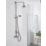 Bristan 1901 HP/Combi Flexible Exposed Chrome-Plated Thermostatic Concentric Mixer Shower with Diverter
