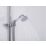 Bristan 1901 HP/Combi Flexible Exposed Chrome-Plated Thermostatic Concentric Mixer Shower with Diverter