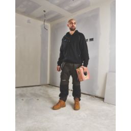 Scruffs Trade Stretch Work Trousers Grey/Black 30" W 32" L