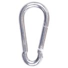 Diall 6mm Snap Hooks Zinc-Plated 10 Pack
