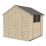 Forest  7' x 7' (Nominal) Apex Overlap Timber Shed with Base