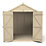 Forest  7' x 7' (Nominal) Apex Overlap Timber Shed with Base