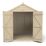 Forest  7' x 7' (Nominal) Apex Overlap Timber Shed with Base