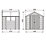 Forest  7' x 7' (Nominal) Apex Overlap Timber Shed with Base