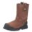 Amblers FS223 Size 12  Brown Waterproof  Safety Rigger Boots