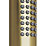 Swirl Melba Rear-Fed Concealed Satin Brass  Multi-Head Shower
