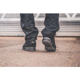 JCB Trekker Metal Free  Safety Trainers Black Size 8