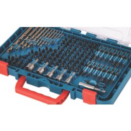 Erbauer 1/4 Hex Shank Mixed Impact Screwdriver Bit Set 113 Pieces