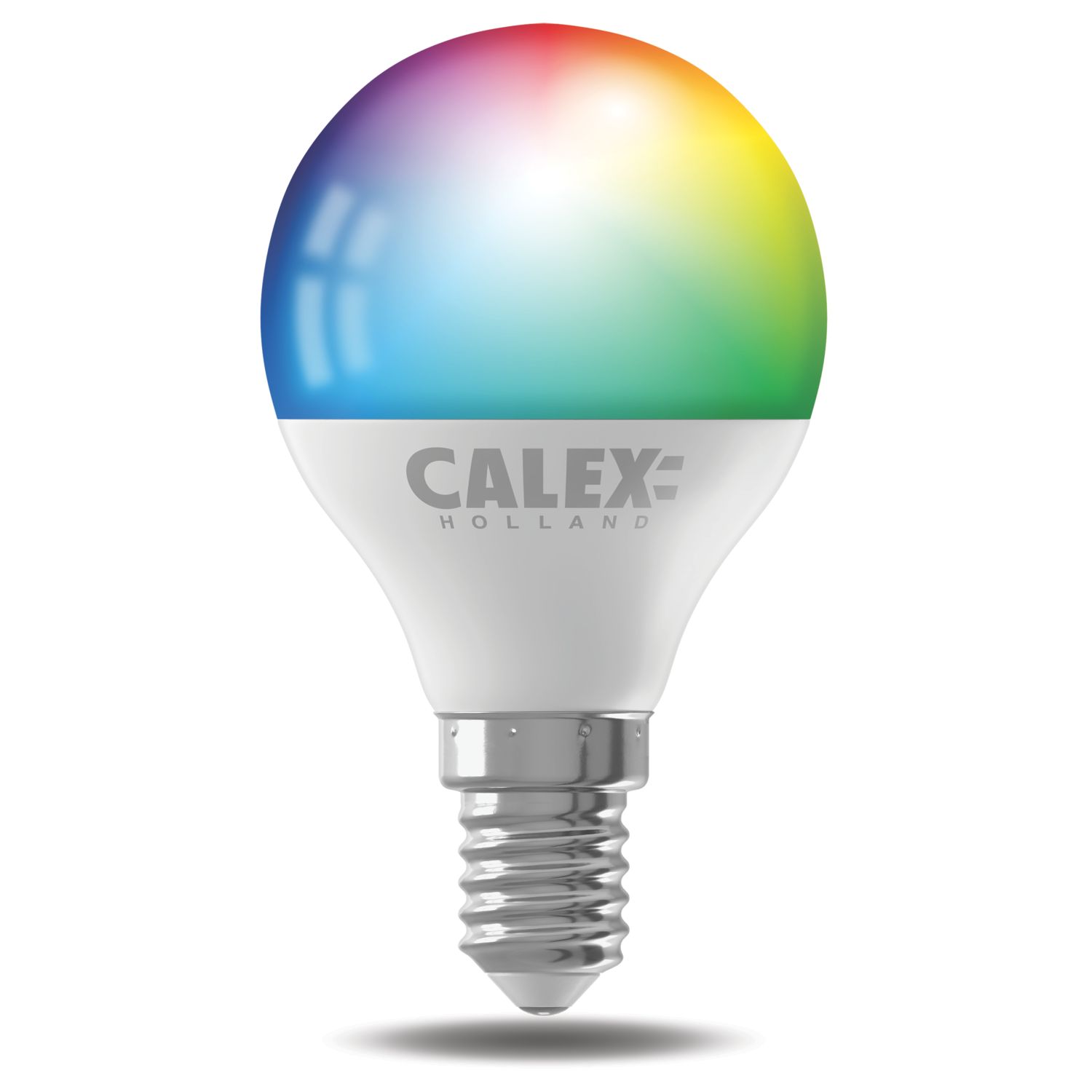 Calex Smart E14 Mini Globe RGB & White LED Light Bulb 4.9W 470lm (480PY)