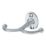 Essentials Double Hook Polished Chrome 63.5mm