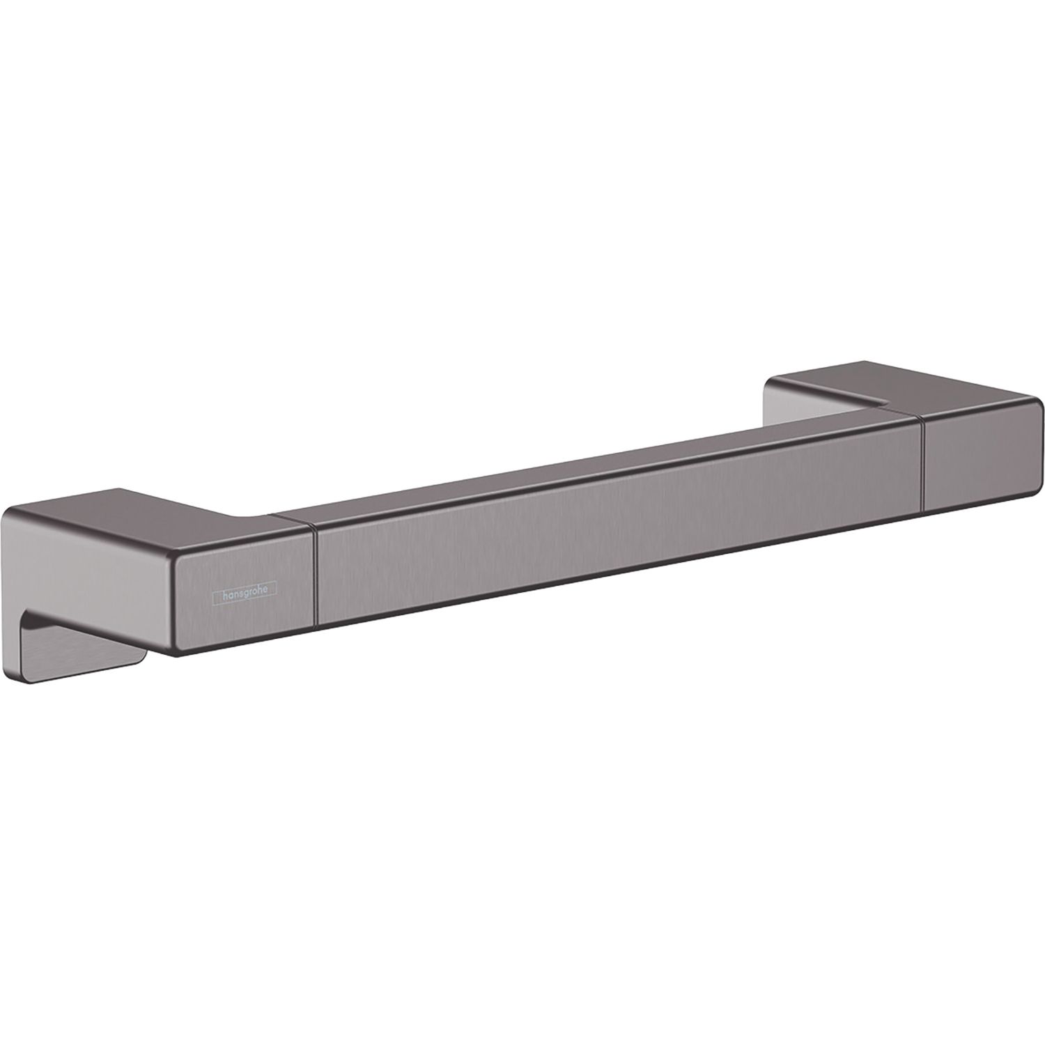 Hansgrohe Straight Household Grab Rail Brushed Black Chrome 348mm (480VG)