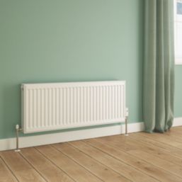 Flomasta 400mm x 1000mm 4155BTU White Type 22 Convector Radiator