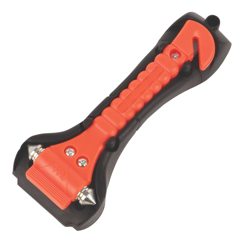 Fire Safety Emergency Hammer/S.Belt Knife - Screwfix