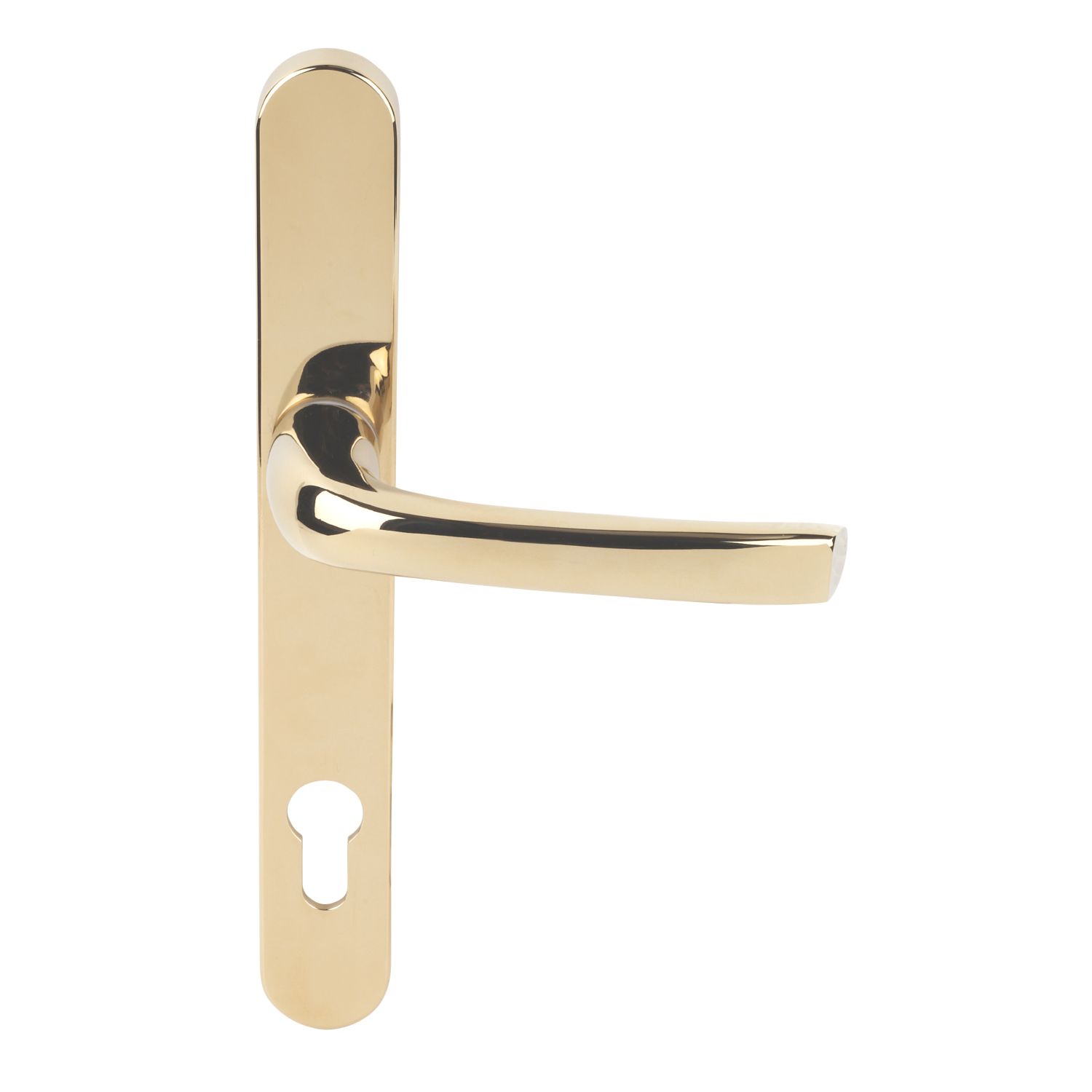 Mila ProLinea Lever Door Handles Type B Pair Gold (4811G)