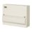 Crabtree Starbreaker 15-Module 13-Way Part-Populated  Main Switch Consumer Unit