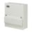 Crabtree Starbreaker 9-Module 7-Way Part-Populated  Main Switch Consumer Unit