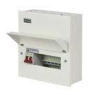 Crabtree Starbreaker 9-Module 7-Way Part-Populated  Main Switch Consumer Unit