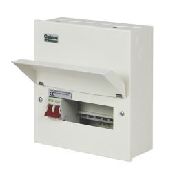 Crabtree Starbreaker 9-Module 7-Way Part-Populated  Main Switch Consumer Unit