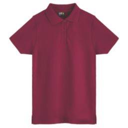 Pro RTX  Womens Polo Shirt Burgundy Size 20