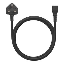 Essentials 10A IEC C13 Power Cord 2m