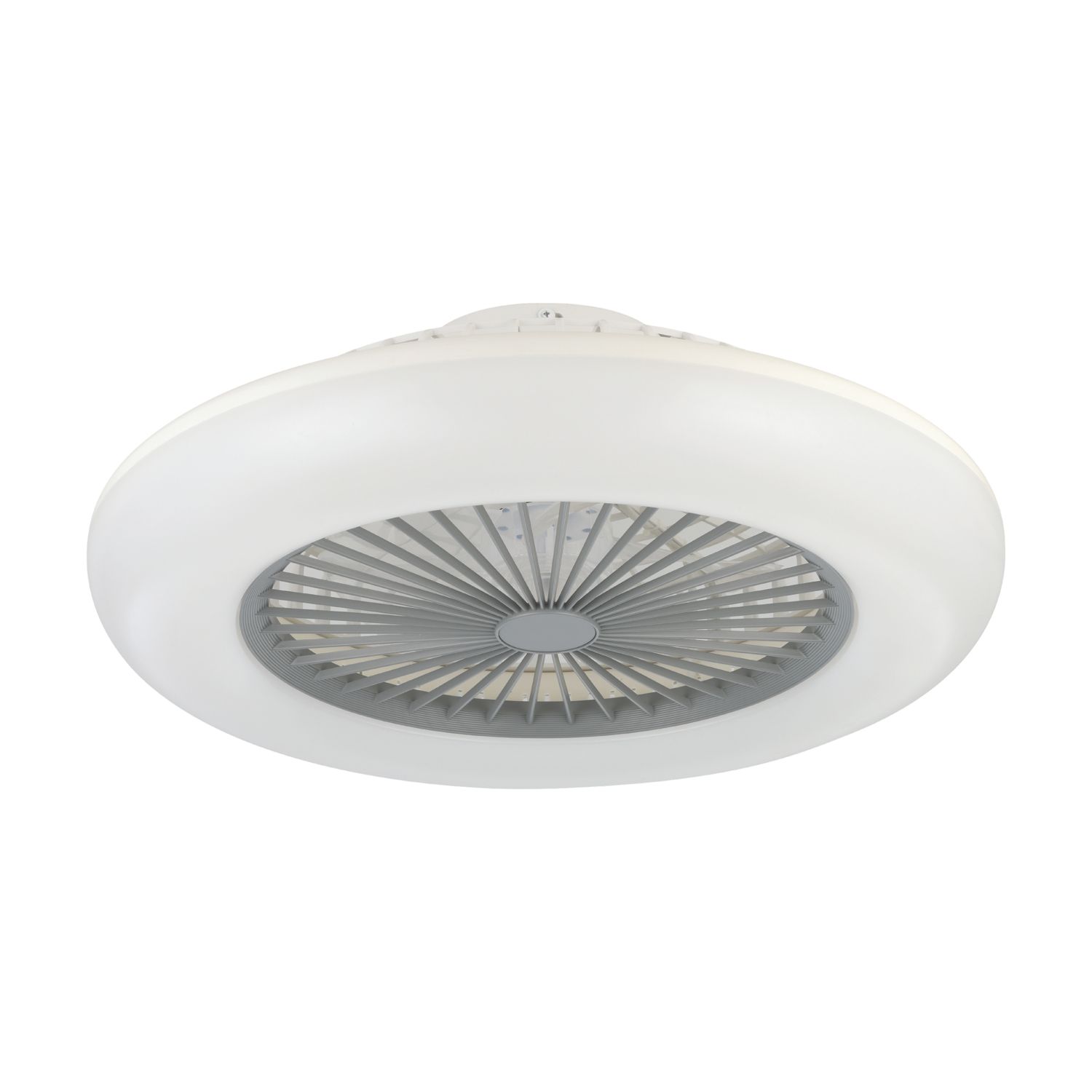 Eglo Sayulita LED 550mm Ceiling Fan White/Grey 12.6W 1600lm (481CX)