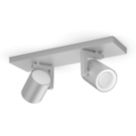 Philips Hue Argenta  LED Double Spotlight Aluminium 6W 700lm