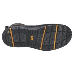 CAT Gravel Size 8  Black Water-Resistant Steel Toe Cap Safety Boots