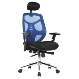 Nautilus Designs Polaris High Back Executive Chair Blue