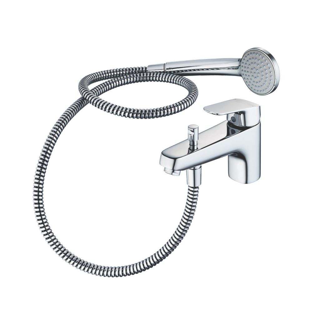 Ideal Standard Ceraflex Deck-Mounted Bath Shower Mixer Chrome - Screwfix