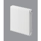 DeLonghi 600mm x 624mm 2695BTU Traffic White Horizontal 4 Column Radiator