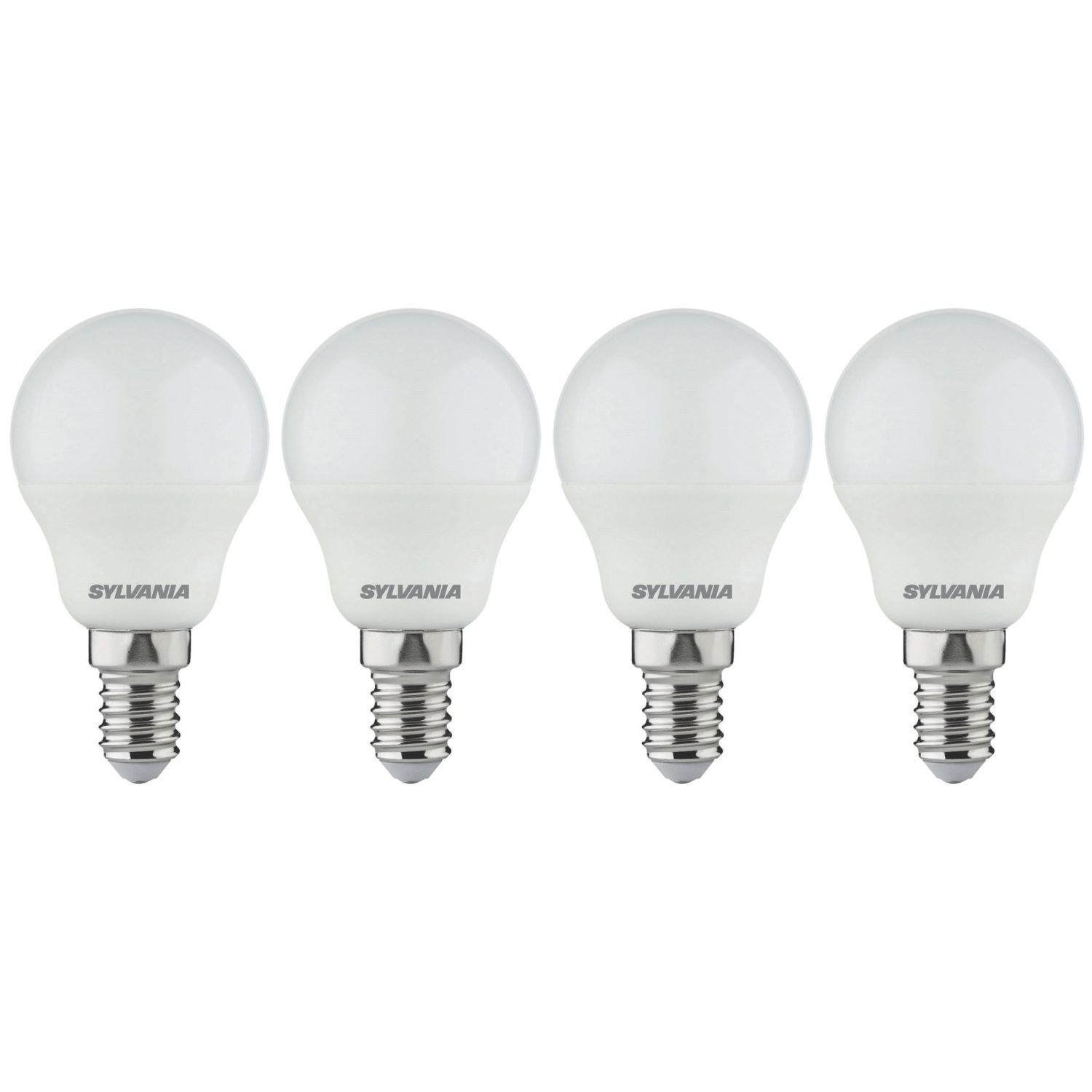 Sylvania ToLEDo V7 827 SL4 E14 Mini Globe LED Light Bulb 470lm 4.5W 4 Pack (481TK)