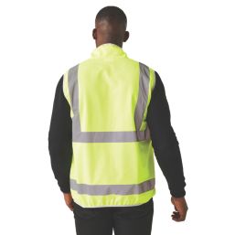 Regatta Pro Zip Collar Vest Hi-Vis Vest Yellow 2X Large 47" Chest