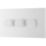 British General  3-Gang 2-Way LED Dimmer Switch  White