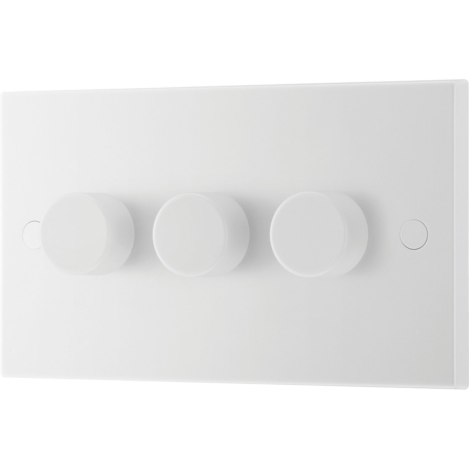British General 3-Gang 2-Way LED Dimmer Switch White (481XG)