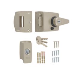 ERA   BS Night Latch Satin Nickel 60mm Backset