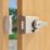 ERA   BS Night Latch Satin Nickel 60mm Backset